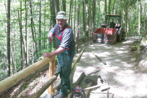 Instandhaltung von Wanderwegen